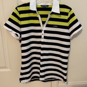 Brand: Ralph Lauren Color: White, Black, Neon Green Size: Large